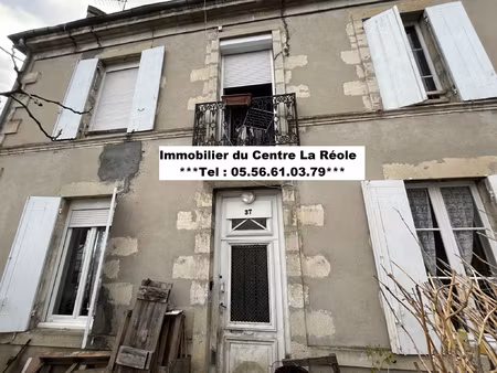 immeuble de ville avec 2 logements (1 t2 avec jardinet et 1