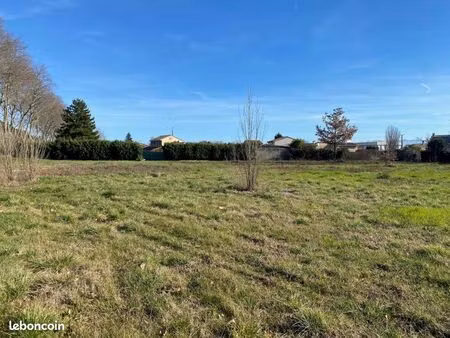 terrain 325 m² charmes sur rhone