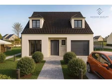 terrain avec maison neuve à vendre