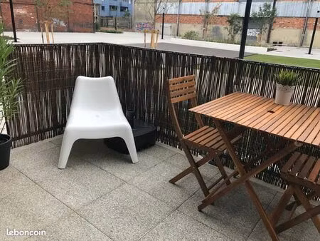 appartement type 2 équipé de 41 m² avec balcon, clim et parking