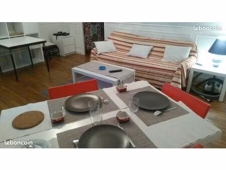 hyper centre rue de vesle 2/3 pièces avec mise à disposition de meubles