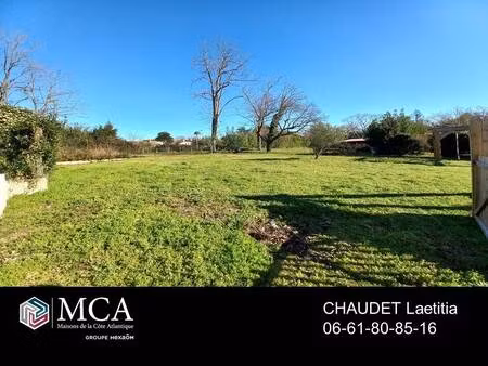 terrain constructible viabilisé à vendre