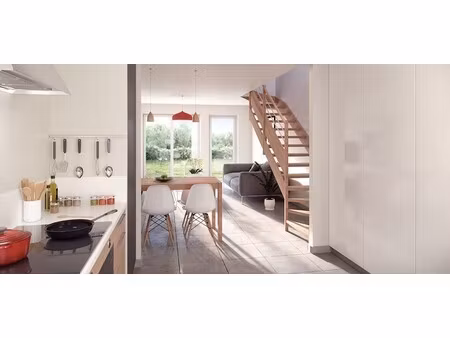 maison t4 meublée avec jardin, terrasse et parking à uzes