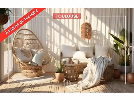 vente appartement neuf 2 pièces 38m2 toulouse - 211000 € - surface privée