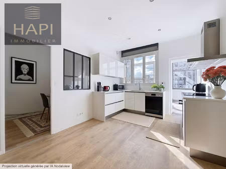 appartement t2 entièrement rénové avec terrasse