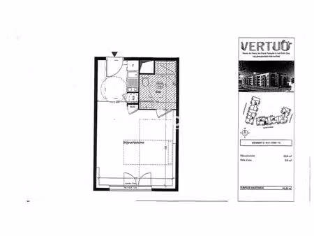 à vendre – t1 lumineux avec garage – idéal investissement locatif