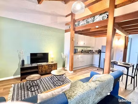 appartement meublé 38m² – centre-ville châtellerault – proche gare tgv