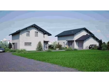 terrain avec maison neuve à vendre