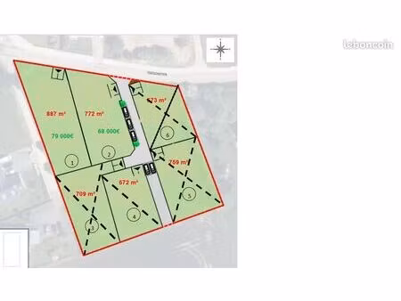 grand terrain viabilisé