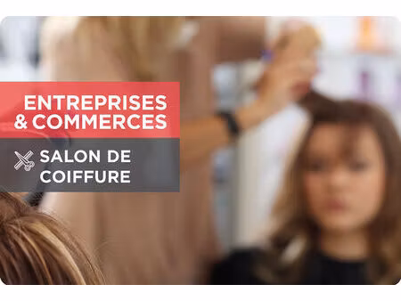 fond de commerce salon de coiffure ville dynamique axe 88