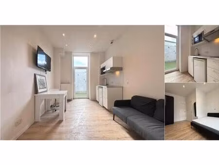rez-de-chaussée à louer avec terrasse et 1 chambre , bruxelles (vbd98180)
