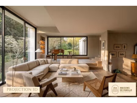 zaha - maison d'architecte à vendre au hameau de la jonchère à rueil-malmaison