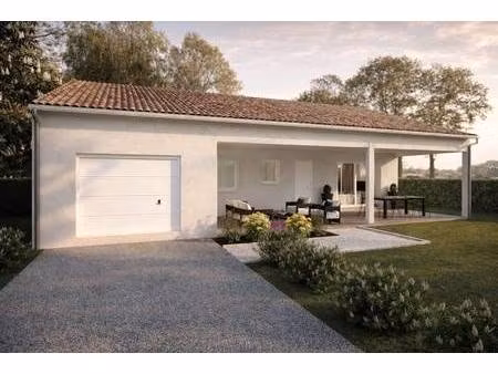 terrain avec maison neuve à vendre