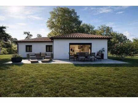 terrain avec maison neuve à vendre