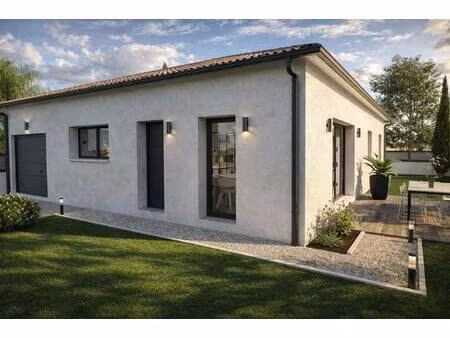 terrain avec maison neuve à vendre