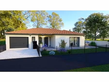 terrain avec maison neuve à vendre