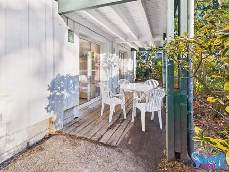 golf de moliets, appartement t2 de 30m² en rez-de-chaussée dan