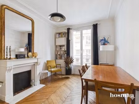 3 pièces de 54 m² - traversant, lumineux - rue mouton-duvernet, paris 14e