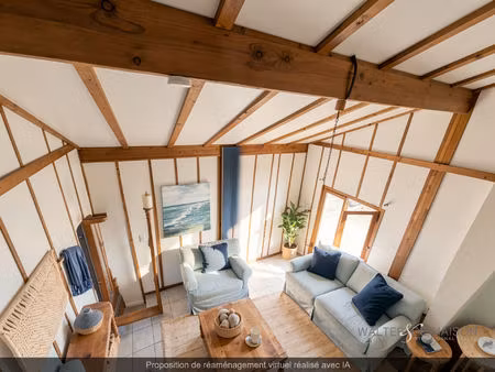 chalet bois avec jardin de 300 m²