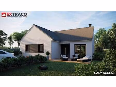 terrain avec maison neuve à vendre