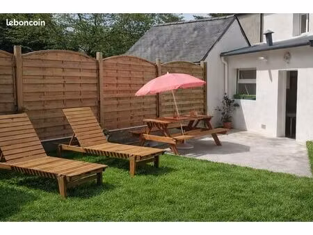 maison de ville, jardin sud, 3 chambres + studio au jardin