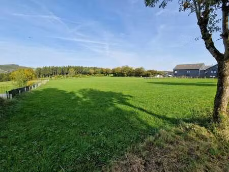 terrain constructible 1436m² à waimes, vue dégagée