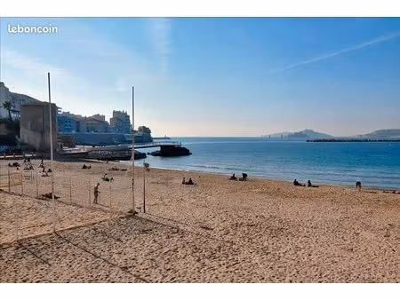 t3 lumineux à 50m de la plage des catalans – marseille 7ᵉ