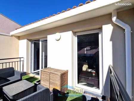 type 3 récent avec terrasse et garage dans résidence récente et sécurisée