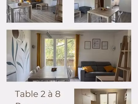 location meublée - 3 chambres - dernier étage - balcon, cave & garage - aix-en-provence qu