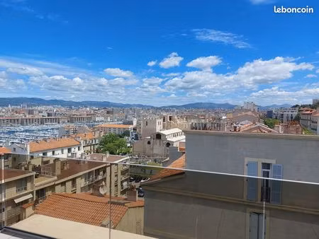 t4 d’exception – dernier étage – terrasses 40 m² – vue panoramique – marseille 7