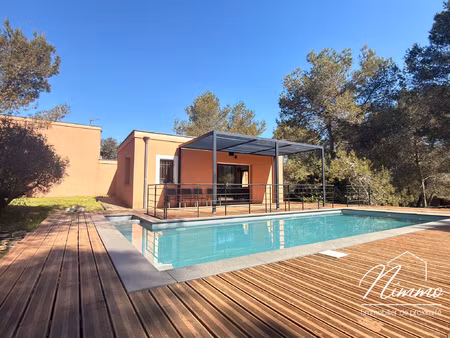 nimes bois des espeisses villa t6 150 m2 terrain 3853 m2 pis