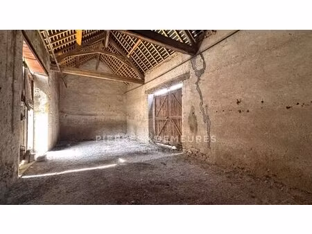 double maison de bourg avec dependances et terrains