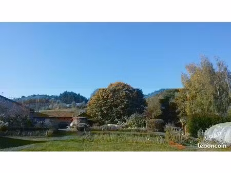 maison spacieuse en pierres, arborée dans le beaujolais vert prés de beaujeus