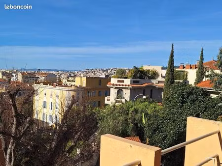 2/3p 86 m² cimiez vue dégagée terrasse garage