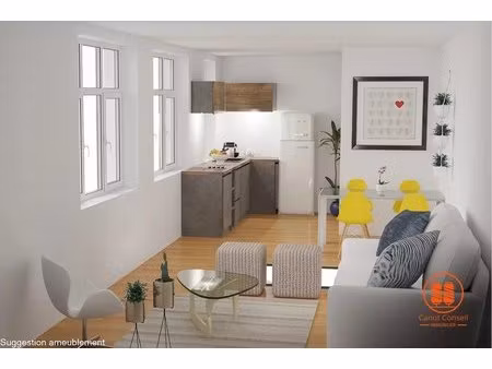 t3 entièrement rénové (dpe : c) + salle de sport, musique ou autre