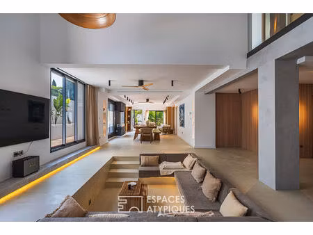 maison contemporaine et design avec piscine