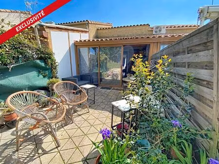 pavillon 48m² - 1 chambre - 1 mezzanine - 1 veranda - 1 terrasse - 1 place de parking- jol