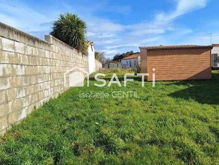 vente terrain bord de mer aux sables-d'olonne (85100) : à vendre bord de mer / 520m² les s