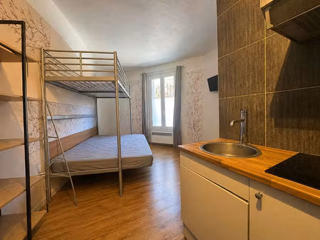 appartement t1 rdc meuble - 16,62m2 - rue voltaire - 11ème