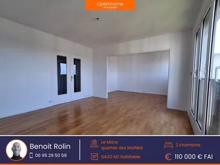 appartement à vendre 4 pièces le mans (72)