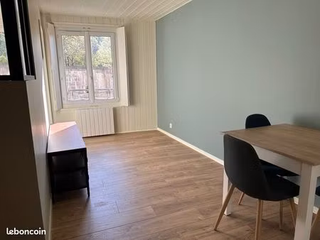 a louer dpe c - t1 bis meublé, entièrement rénové avec vue dégagée – emplacement idéal. ce