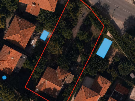 vente terrain à bâtir 890 m²