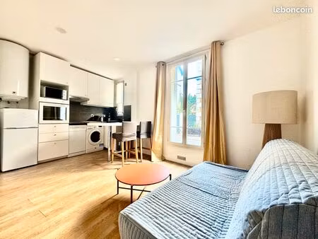 2 pièces meublé 31 m² – refait à neuf – calme absolu