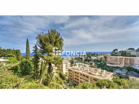 a vendre nice ouest - 4 pièces rénové - vue mer - résidence piscine