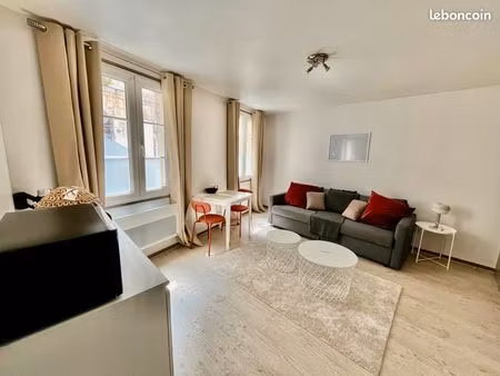 studio meublé en rdc