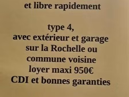 recherche maison type4 ou 5 a louer ou a vendre