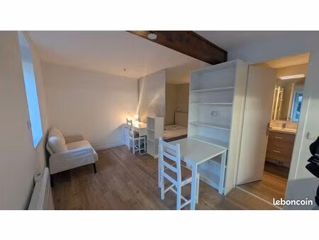 studio meublé rénové - proche hypercentre valence - 500