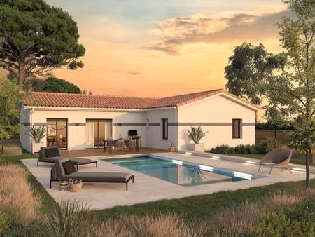 terrain avec maison neuve à vendre