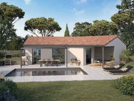 terrain avec maison neuve à vendre