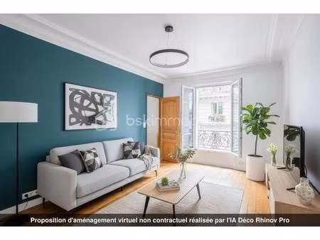 appartement parisien 3 pièces